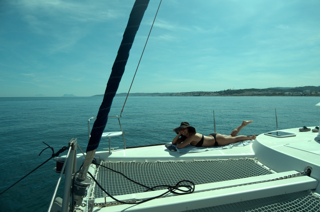 Catamaran views proa